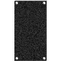 Čelní deska kovová záslepka 3HE×1BE Čelní deska kovová záslepka 3HE×1BE