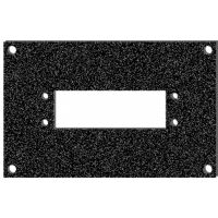 Čelní deska kovová MP H-A 6-6 24-pól. 2HEx2BE Čelní deska kovová MP H-A 6-6 24-pól. 2HEx2BE