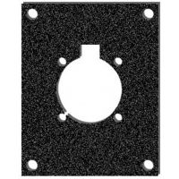 Čelní deska kovová EP zásuvka 2HEx1BE Čelní deska kovová EP zásuvka 2HEx1BE