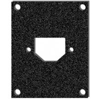 Čelní deska kovová 1 x síťový konektor-konektor 2HEx1BE Čelní deska kovová 1 x síťový konektor-konektor 2HEx1BE