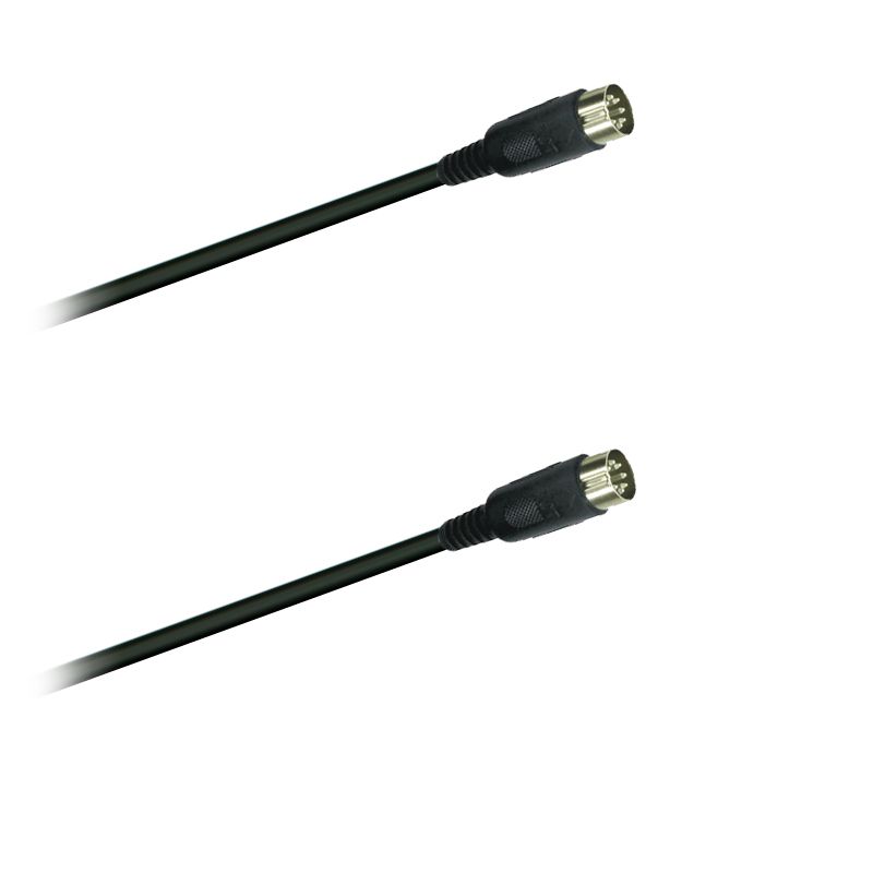 Audio-kabel, 4-žil. stíněný, 5-pól. DIN-Norm-konektor - 5,0 m