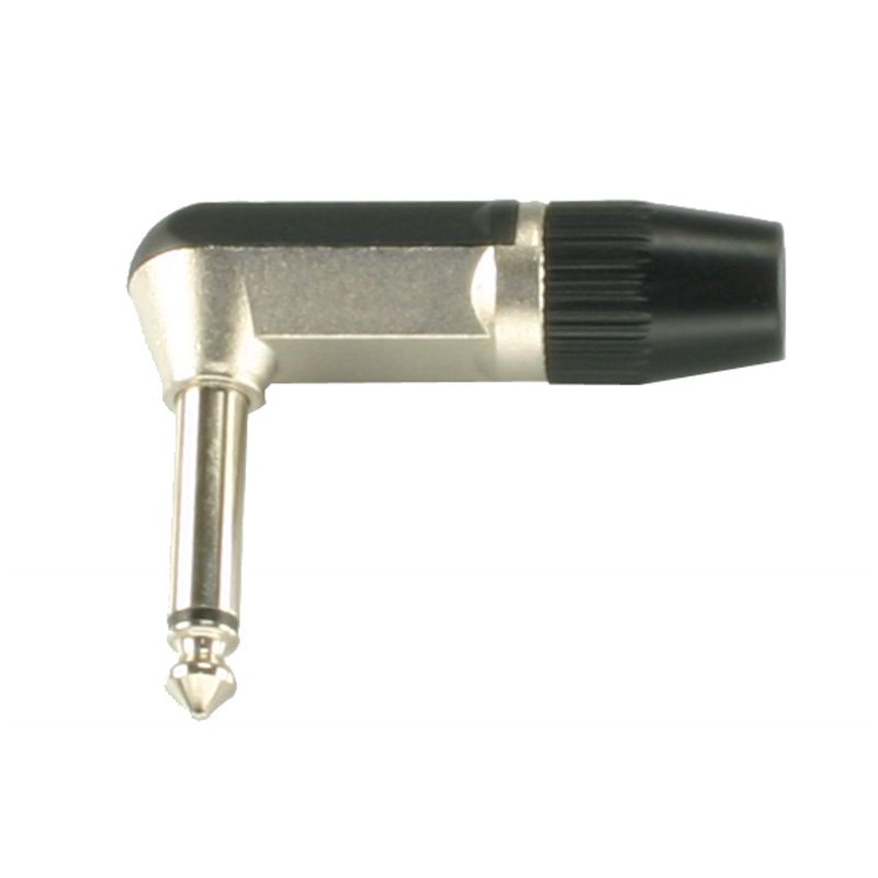 Úhlový Jack konektor 6,3mm mono Rean NYS 207 Úhlový Jack konektor 6,3mm mono Rean NYS 207