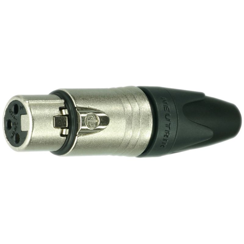 EMC-XLR/F spojka kov. Neutrik NC3FXX-EMC EMC-XLR/F spojka kov. Neutrik NC3FXX-EMC