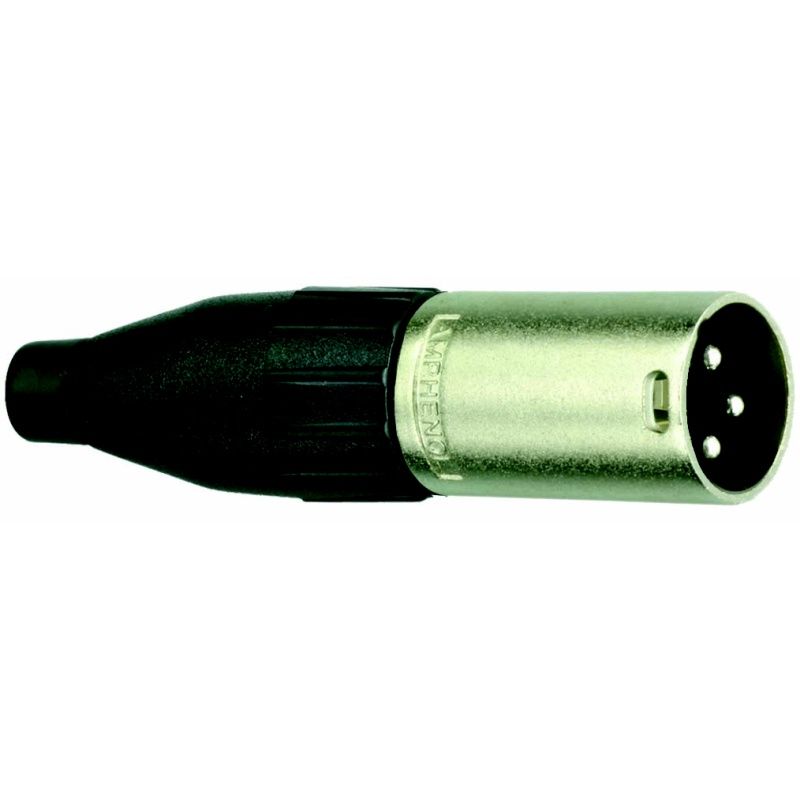 XLR/M konektor Amphenol kov. AC..M.. XLR/M konektor Amphenol kov. AC..M..
