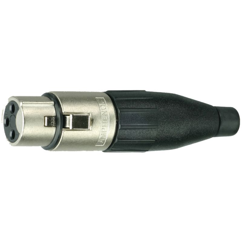 XLR/M spojka Amphenol kov. AC..F.. XLR/M spojka Amphenol kov. AC..F..