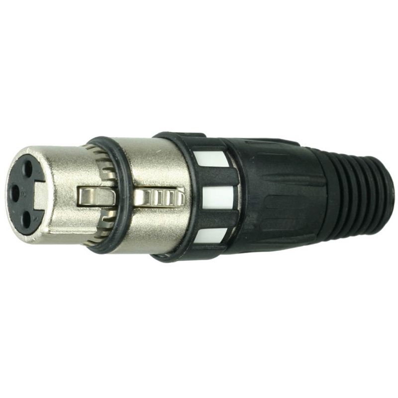 XLR/F Digital spojka kov. Neutrik NC3FXCC XLR/F Digital spojka kov. Neutrik NC3FXCC