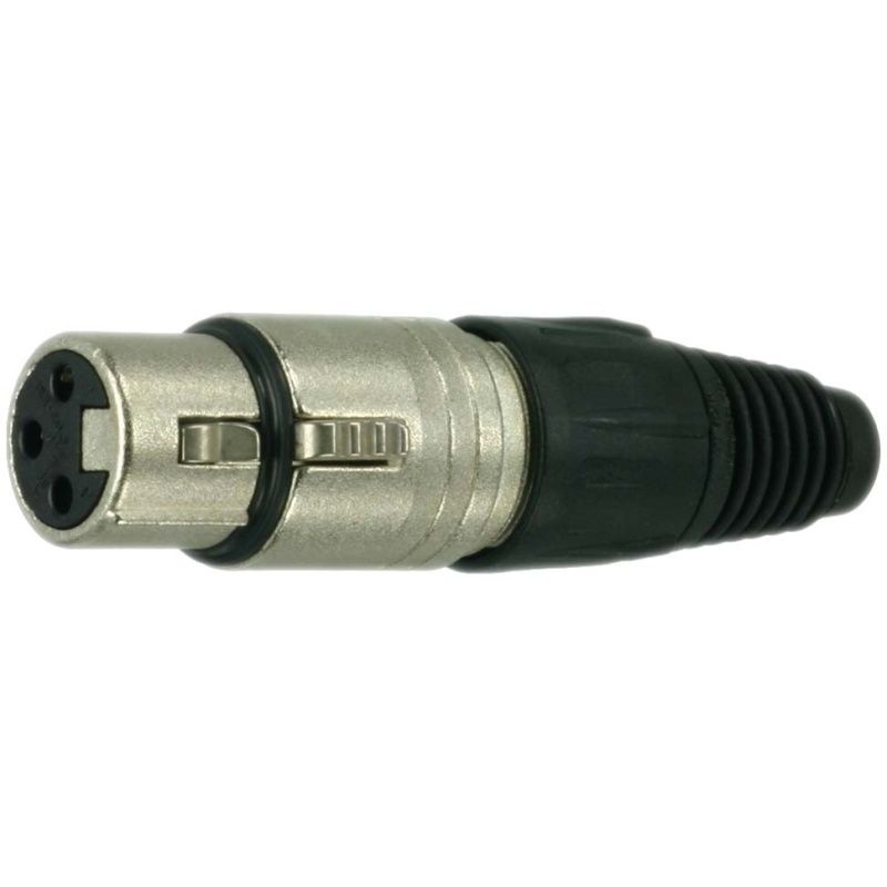 XLR/F spojka kov. Neutrik NC..FX.. XLR/F spojka kov. Neutrik NC..FX..