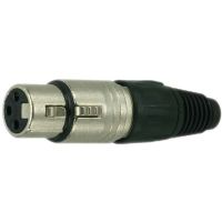 XLR/F spojka kov. Neutrik NC..FX.. XLR/F spojka kov. Neutrik NC..FX..