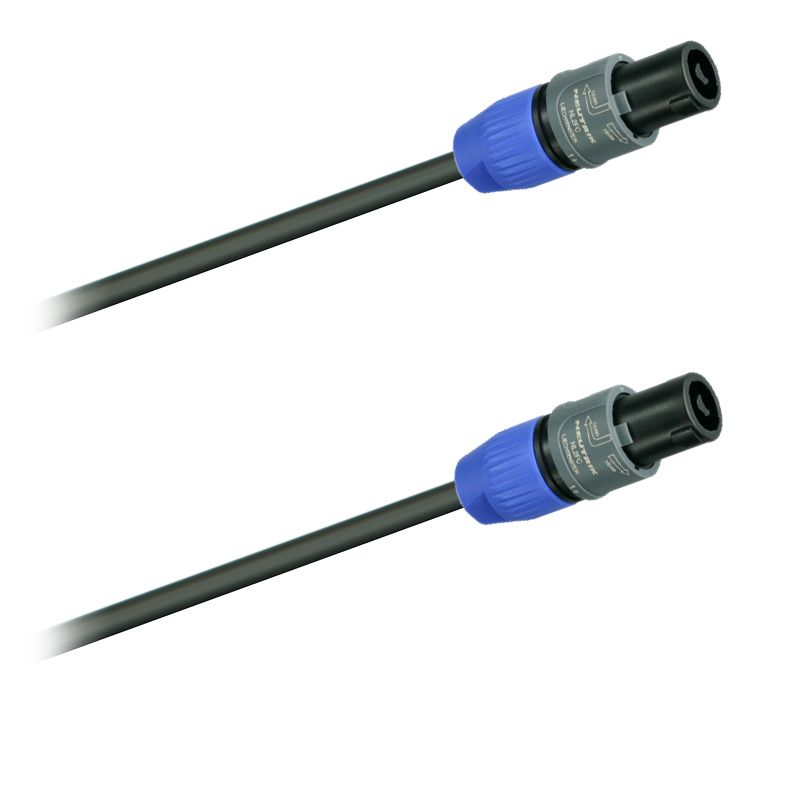 Reproduktorový kabel 2× 2,5 mm2, Neutrik NL2FC  (1,5 - 20m) Reproduktorový kabel 2× 2,5 mm2, Neutrik NL2FC  (1,5 - 20m)