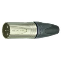 XLR-konektor / kov. Neutrik NC3MXX-D 3-pól. XLR-konektor / kov. Neutrik NC3MXX-D 3-pól.