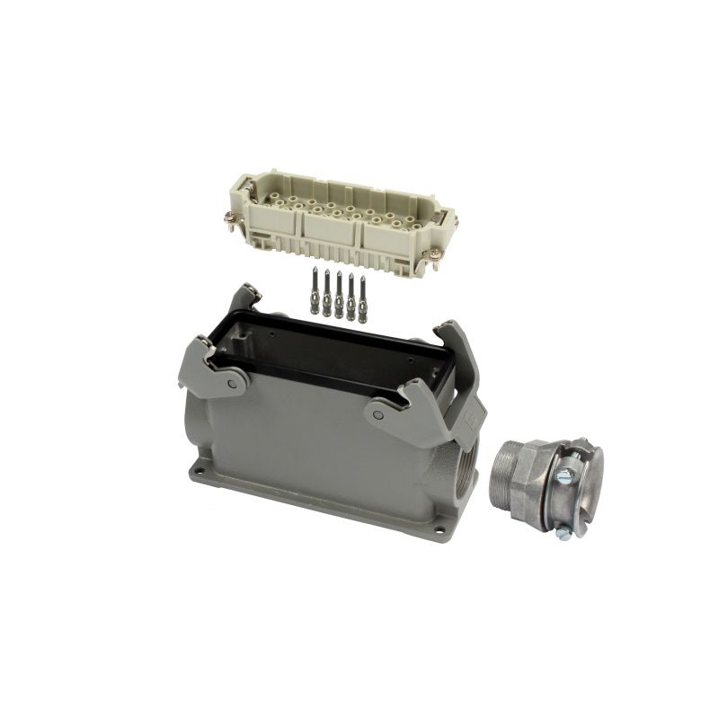 Multipin nástavbový konektorsystém postranní vedení kabelu 64 pólový Multipin nástavbový konektorsystém postranní vedení kabelu 64 pólový