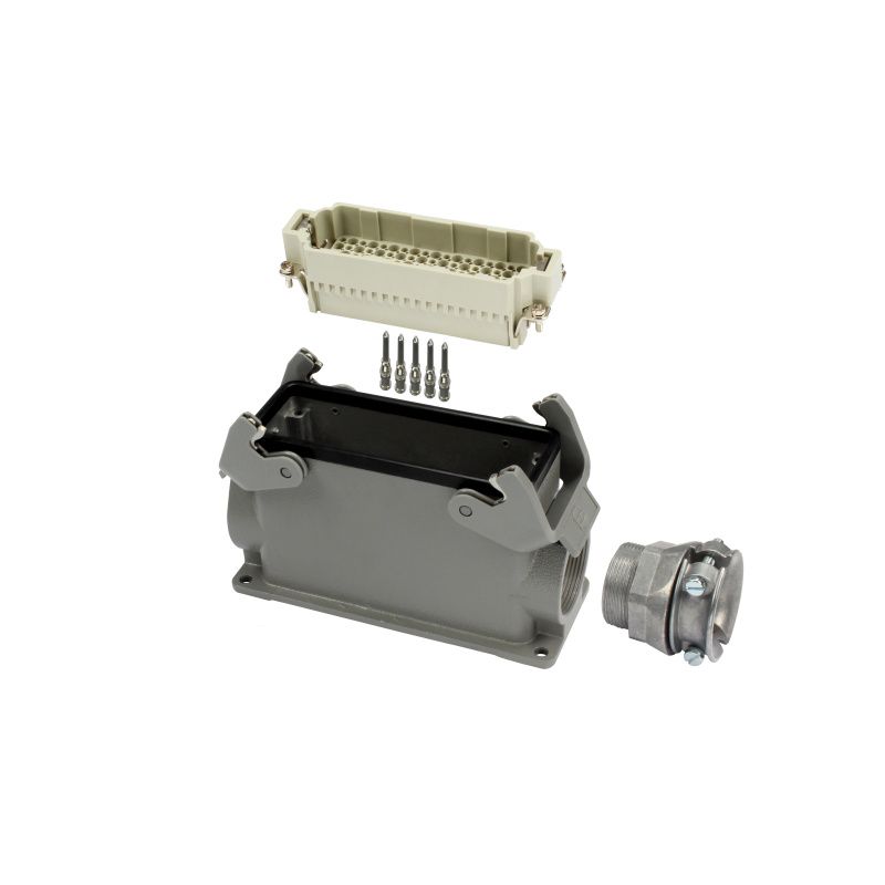 Multipin nástavbový konektorsystém postranní vedení kabelu 108 pólový Multipin nástavbový konektorsystém postranní vedení kabelu 108 pólový