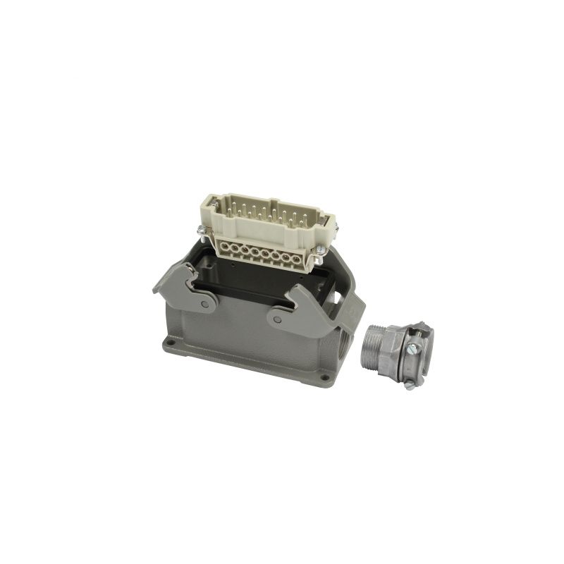 Multipin nástavbový konektorsystém postranní vedení kabelu 16 pólový Multipin nástavbový konektorsystém postranní vedení kabelu 16 pólový