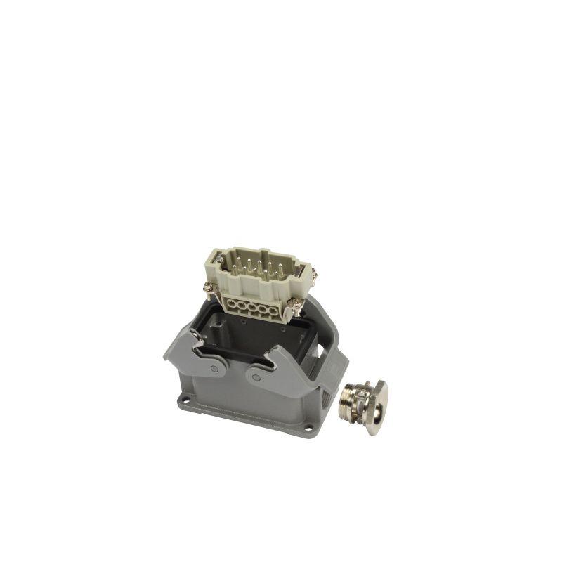 Multipin nástavbový konektorsystém postranní vedení kabelu 10 pól. Multipin nástavbový konektorsystém postranní vedení kabelu 10 pól.