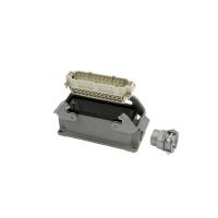 Multipin nástavbový konektorsystém postranní vedení kabelu 24 pólový Multipin nástavbový konektorsystém postranní vedení kabelu 24 pólový