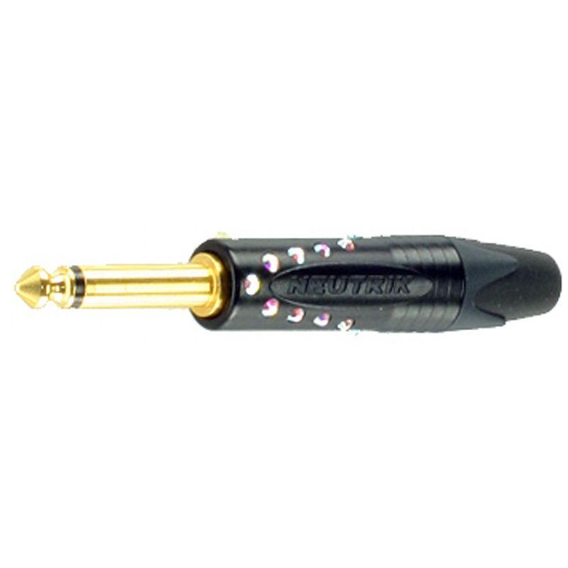 Jack konektor 6,3mm mono Neutrik NP2X-B-Crystal Jack konektor 6,3mm mono Neutrik NP2X-B-Crystal