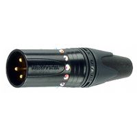 XLR/M konektor kov. Neutrik NC3MXX-B-Crystal XLR/M konektor kov. Neutrik NC3MXX-B-Crystal