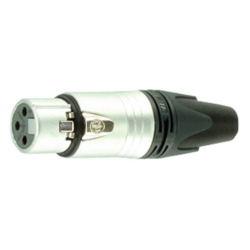 XLR/F spojka kov. Neutrik NC3FXX-HE XLR/F spojka kov. Neutrik NC3FXX-HE