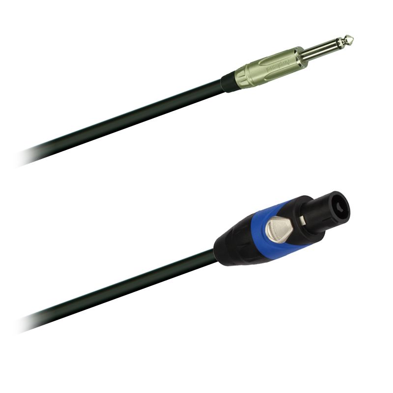 Reproduktorový kabel 2x2,5 mm2   Jack 6,3 ACPM-KN Amphenol - Speakon SP-2-FS Amphenol  (1,5m - 20m) Reproduktorový kabel 2x2,5 mm2   Jack 6,3 ACPM-KN Amphenol - Speakon SP-2-FS Amphenol  (1,5m - 20m)