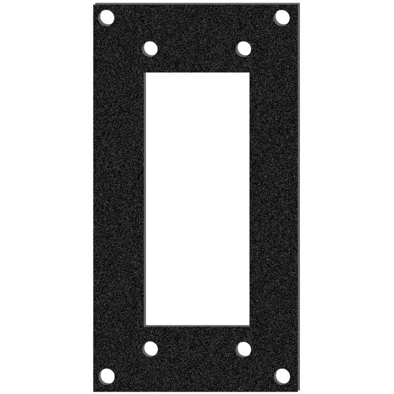 Čelní deska kovová MP H-A 6 - 6 24-pól. 3HEx1BE Čelní deska kovová MP H-A 6 - 6 24-pól. 3HEx1BE