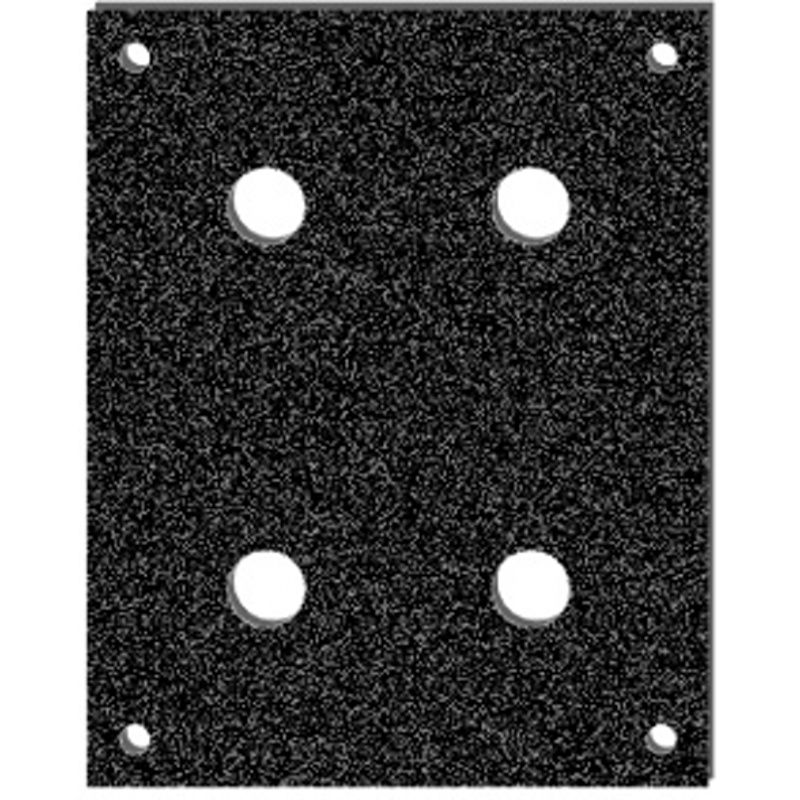 Čelní deska kovová Cinch (6,7 mm) 2HEx1BE Čelní deska kovová Cinch (6,7 mm) 2HEx1BE