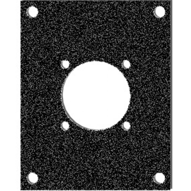 Čelní deska kovová EP-konektor Speakon 8 pól. 2HEx1BE Čelní deska kovová EP-konektor Speakon 8 pól. 2HEx1BE