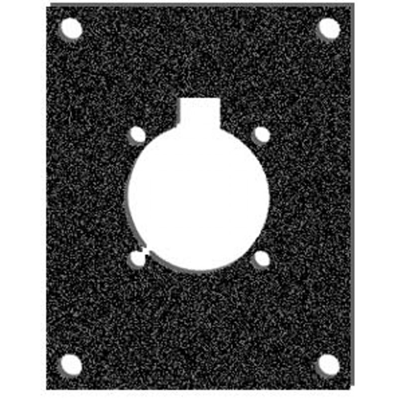 Čelní deska kovová EP zásuvka 2HEx1BE Čelní deska kovová EP zásuvka 2HEx1BE