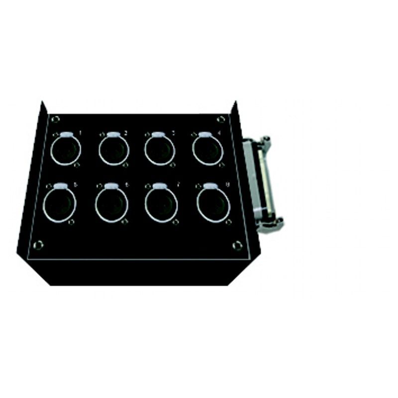 Stageboxy s jedním Multipin-systémem 8/0 Neutrik Stageboxy s jedním Multipin-systémem 8/0 Neutrik