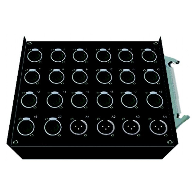 Stageboxy s jedním Multipin-systémem 20/4 Neutrik Stageboxy s jedním Multipin-systémem 20/4 Neutrik