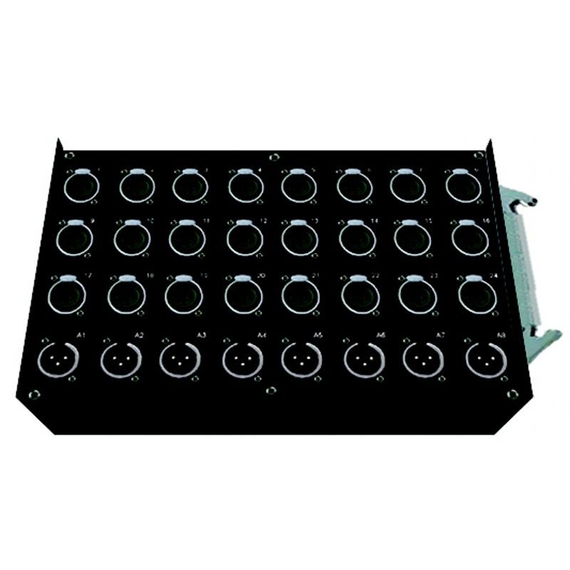 Stageboxy s jedním Multipin-systémem 24/8 Neutrik Stageboxy s jedním Multipin-systémem 24/8 Neutrik