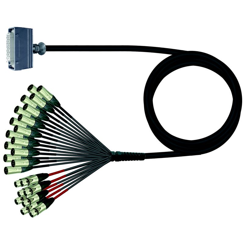 16/8 Multipin na bič-rozplet Neutrik (30-50m) 16/8 Multipin na bič-rozplet Neutrik (30-50m)