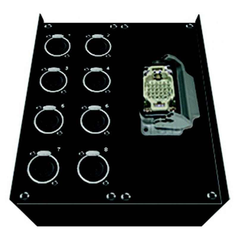 Stageboxy s jedním Multipin-systémem 8/0 Neutrik Stageboxy s jedním Multipin-systémem 8/0 Neutrik