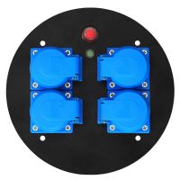 Schuko-zásuvková deska s tepel. ochranou prodrátované KOMB.MD3L Schuko-zásuvková deska s tepel. ochranou prodrátované KOMB.MD3L
