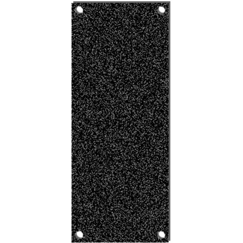 Čelní deska kovová záslepka 4 HE×1 BE Čelní deska kovová záslepka 4 HE×1 BE